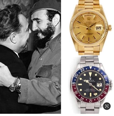 fidel castro rolex day date|castro 2 watches.